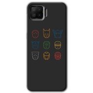 Oppo A73 Avengers Minimalism Baskılı Uyumlu Silikon Kılıf