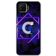 Oppo A73 Dark Neon Yaprak Ç Harfi Baskılı Uyumlu Silikon Kılıf