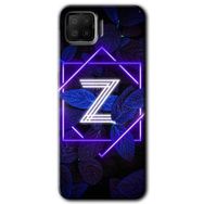 Oppo A73 Dark Neon Yaprak Z Harfi Baskılı Uyumlu Silikon Kılıf