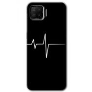 Oppo A73 Heart Rytm Baskılı Uyumlu Silikon Kılıf