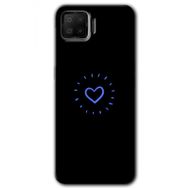 Oppo A73 Heart Strokes Baskılı Uyumlu Silikon Kılıf