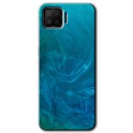 Oppo A73 Mavi Aura Baskılı Uyumlu Silikon Kılıf