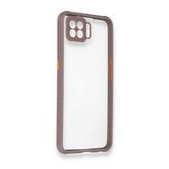 Oppo A73 Miami Şeffaf Silikon Açık Mor Kılıf