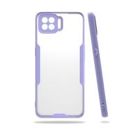 Oppo A73 Platin Silikon Lila Kılıf