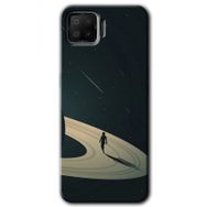 Oppo A73 Space Planet Baskılı Uyumlu Silikon Kılıf