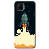 Oppo A73 Space Smoke Baskılı Uyumlu Silikon Kılıf