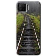 Oppo A73 Tren Yolu Baskılı Uyumlu Silikon Kılıf