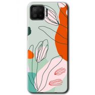 Oppo A73 Vektör Çiçekler Baskılı Uyumlu Silikon Kılıf