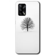 Oppo A74 Alone Tree Baskılı Uyumlu Silikon Kılıf