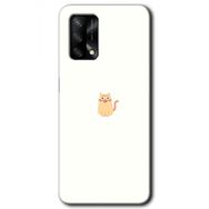 Oppo A74 Cat Minimalism Baskılı Uyumlu Silikon Kılıf
