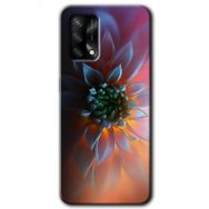 Oppo A74 Çiçek Motif Baskılı Uyumlu Silikon Kılıf