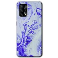 Oppo A74 Cranny Liquid Wall Baskılı Uyumlu Silikon Kılıf