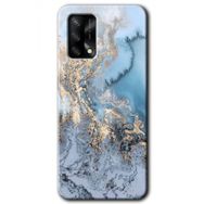 Oppo A74 Eski Mermer Baskılı Uyumlu Silikon Kılıf