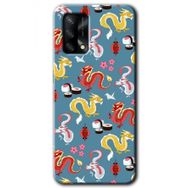 Oppo A74 Funky Dragon Baskılı Uyumlu Silikon Kılıf