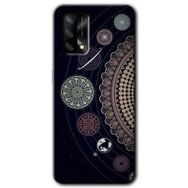 Oppo A74 Gezegen Döngüsü Baskılı Uyumlu Silikon Kılıf