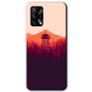 Oppo A74 Gözlem Kulesi Baskılı Uyumlu Silikon Kılıf