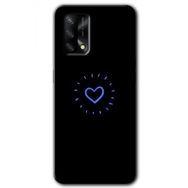 Oppo A74 Heart Strokes Baskılı Uyumlu Silikon Kılıf