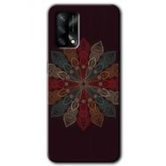 Oppo A74 Mandala Flower Wal Baskılı Uyumlu Silikon Kılıf