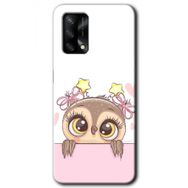 Oppo A74 Sevimli Baykuş Baskılı Uyumlu Silikon Kılıf