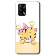 Oppo A74 Sevimli Kedi Baskılı Uyumlu Silikon Kılıf