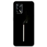 Oppo A74 Sönmüş Kibrit Baskılı Uyumlu Silikon Kılıf