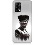 Oppo A74 Uyumlu Mustafa Kemal Atatürk Baskılı Silikon Kılıf
