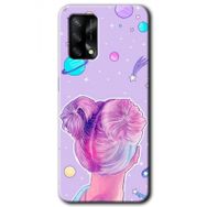 Oppo A74 Uzaylı Kız Baskılı Uyumlu Silikon Kılıf