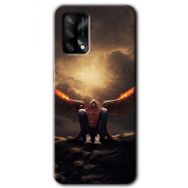 Oppo A74 Wings of Power Baskılı Uyumlu Silikon Kılıf