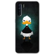 Oppo A91 Angry Duck Baskılı Uyumlu Silikon Kılıf