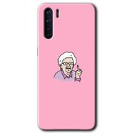 Oppo A91 Bad Grandmother Baskılı Uyumlu Silikon Kılıf