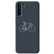 Oppo A91 Bike Baskılı Uyumlu Silikon Kılıf