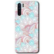 Oppo A91 Çin Mandala 1 Baskılı Uyumlu Silikon Kılıf