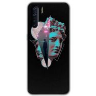 Oppo A91 Heykel Baskılı Uyumlu Silikon Kılıf