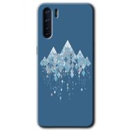 Oppo A91 İceberg Baskılı Uyumlu Silikon Kılıf