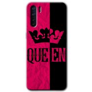 Oppo A91 Queen Baskılı Uyumlu Silikon Kılıf