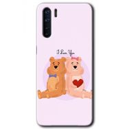 Oppo A91 Sevgili Ayıcık Baskılı Uyumlu Silikon Kılıf