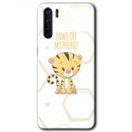 Oppo A91 Sevimli Kedi 1 Baskılı Uyumlu Silikon Kılıf