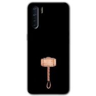 Oppo A91 Thor Çekiç Baskılı Uyumlu Silikon Kılıf