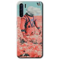 Oppo A91 Uzay Bahçesi Baskılı Uyumlu Silikon Kılıf