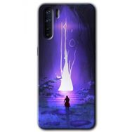 Oppo A91 Wanderer Silhouette Baskılı Uyumlu Silikon Kılıf