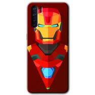 Oppo A91 Yarım Mermer Baskılı Uyumlu Silikon Kılıf