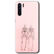 Oppo A91 Yaşayan Çift Baskılı Uyumlu Silikon Kılıf