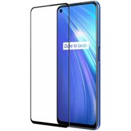 Oppo A92 5D Siyah Ekran Koruyucu Tam Kapatan Kenarları Kırılmaya Dayanıklı Cam