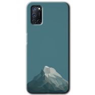 Oppo A92 Alone Mountain Baskılı Uyumlu Silikon Kılıf