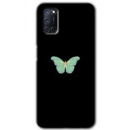 Oppo A92 Butterfly Tree Baskılı Uyumlu Silikon Kılıf