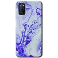 Oppo A92 Cranny Liquid Wall Baskılı Uyumlu Silikon Kılıf