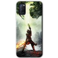 Oppo A92 Dragon Hunter Baskılı Uyumlu Silikon Kılıf