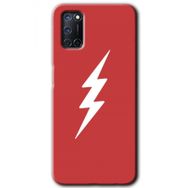 Oppo A92 Flash Logo Baskılı Uyumlu Silikon Kılıf