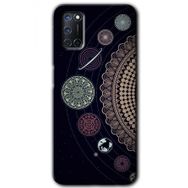 Oppo A92 Gezegen Döngüsü Baskılı Uyumlu Silikon Kılıf