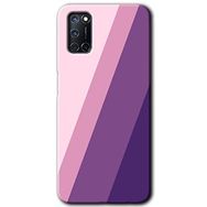 Oppo A92 Oblique Baskılı Uyumlu Silikon Kılıf